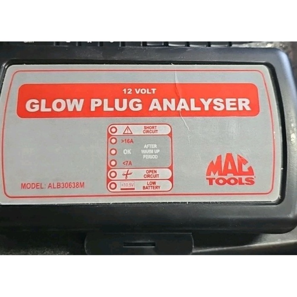 Mac Tools 12 Volt Glow Plug Analyser Diagnostic Tool ALB30638M NEW